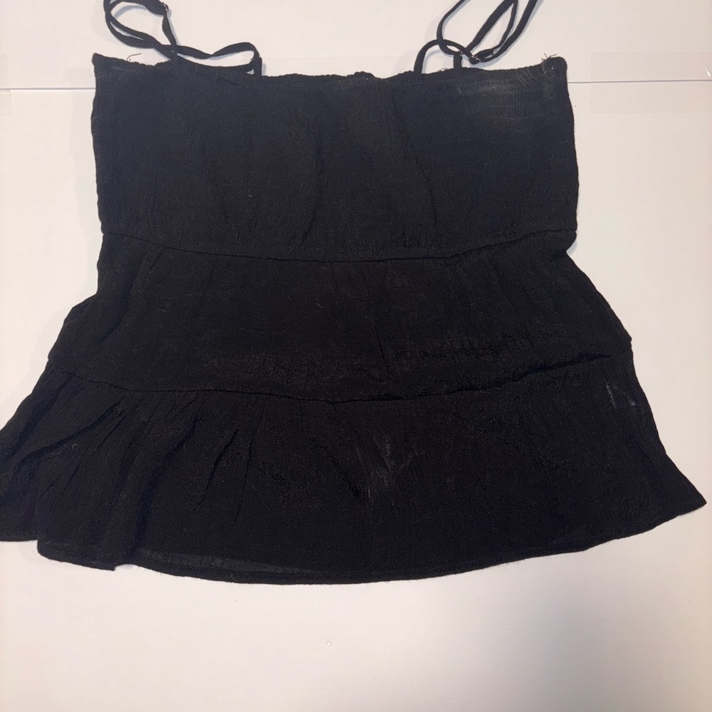 Timing Black Camisole Top